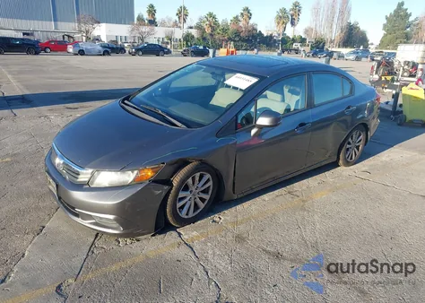 2012 Honda Civic Ex from USA, damaged, VIN 19XFB2F85CE385158